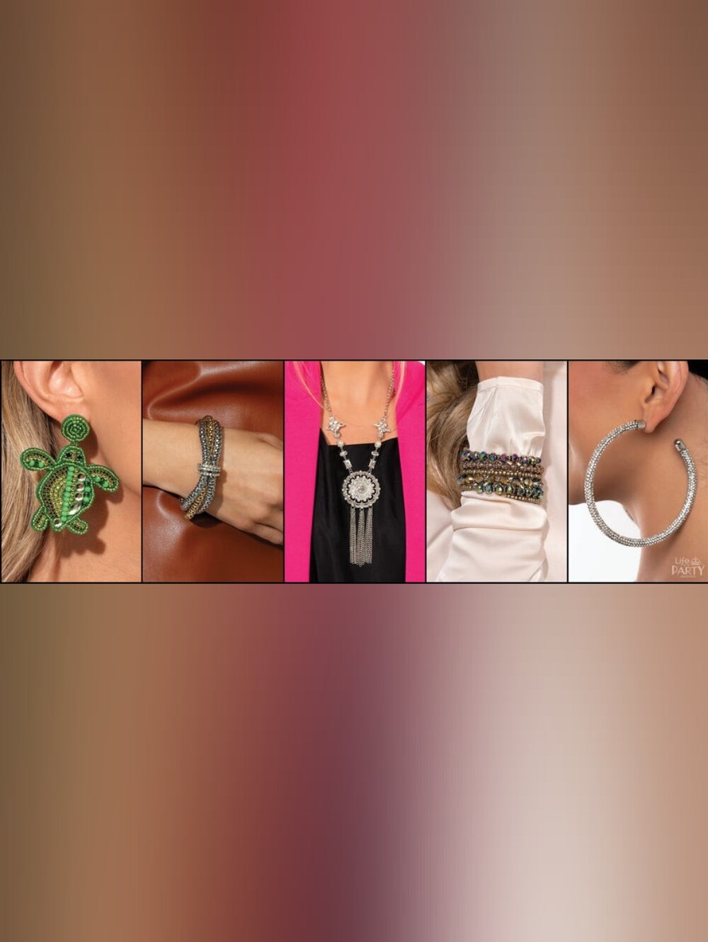 SET LIFE OF THE PARTY MAY 2025 (5PCS)  - Women Jewelry